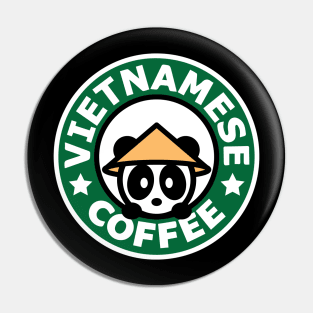 Viet Coffee Panda Pin