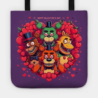 Five nights at freddys valentine Tote