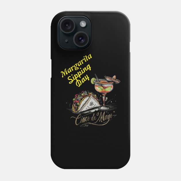 Taco and Margarita Senorita Needs A Margarita Phone Case by coollooks