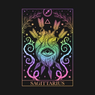 Zodiac sign tarot card Sagittarius T-Shirt