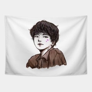 Kim Tae Hyung Fanart Tapestry