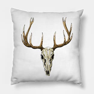 Skull deer Pillow