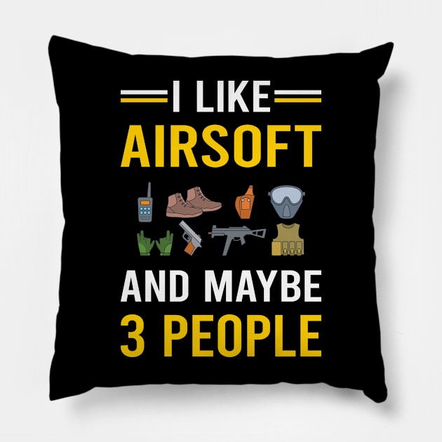 3 People Airsoft Pillow by Good Day