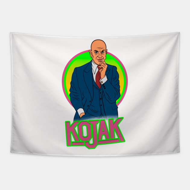 Kojak - TV Shows Tapestry by GiGiGabutto