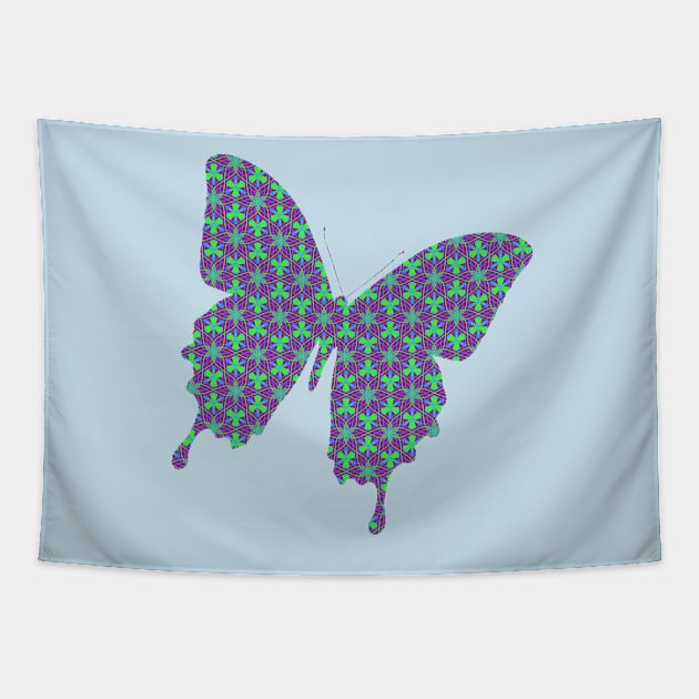 Lavender Pinwheels Tapestry by BHDigitalArt