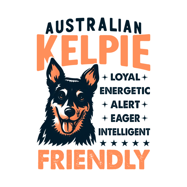 Cute Australian Kelpie Loyal & Friendly Dog by cyryley