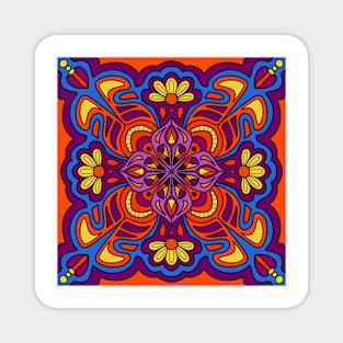 Color Mandala Art Magnet