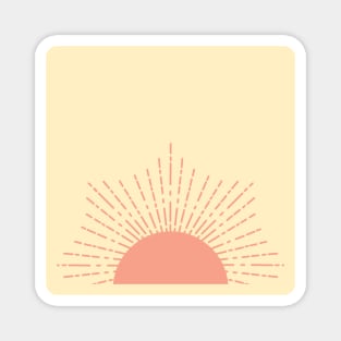 setting sun Magnet