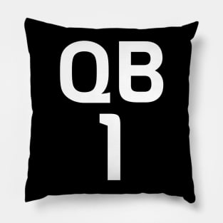 QB 1 Football Quarterback Pillow