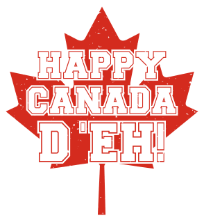 Happy Canada D'eh! Magnet