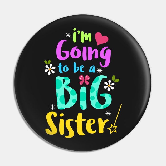 Big Sister Baby Announcement Shirt Pin by ThreadsMonkey