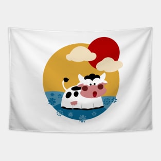 Montain Cow Tapestry