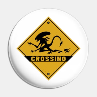 Alien Crossing Pin