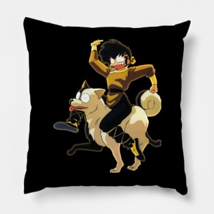 funny moment ranma Pillow