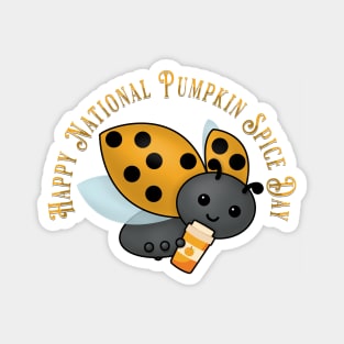 Pumpkin Spice Ladybug Magnet