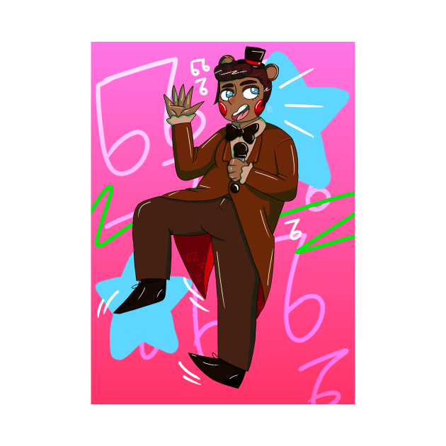 Toy Freddy Gijinka by spaceagebarbie