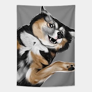 Shock Happy Doggo Tapestry