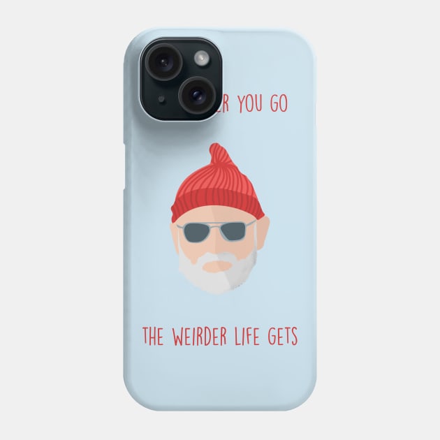 The Life Aquatic with Steve Zissou Phone Case by wackyposters