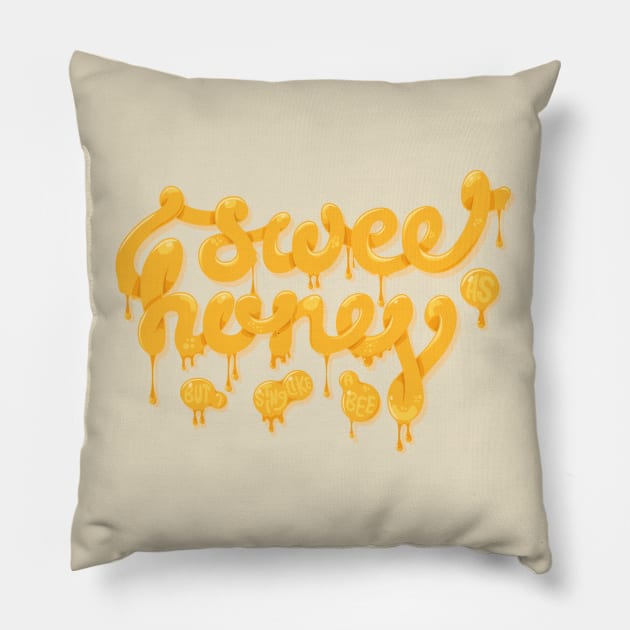 Sweet as honey Pillow by tillieke