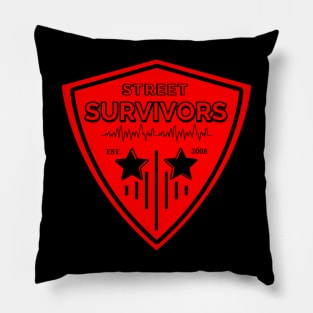 Street survivor pick guitar Pillow