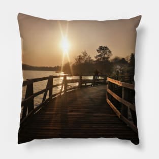 Sunset landscape photography Pillow