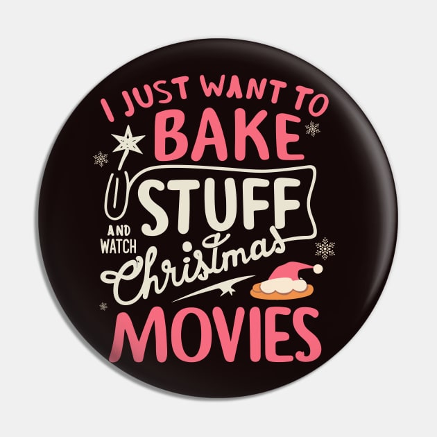 I Just Want To Bake Stuff And Watch Christmas Movies Pin by A Floral Letter Capital letter A | Monogram, Sticker