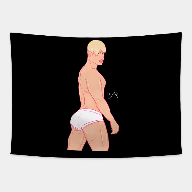 BLONDE VIEW Tapestry by LASTARR