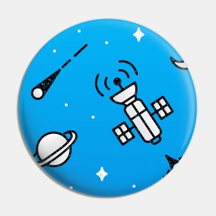 Doodle Space 2 Pin