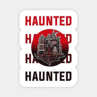 Repeated haunted mansion text Magnet