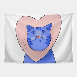 Cat Valentine’s Day Tapestry