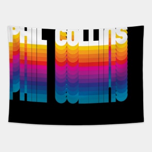 Retro Phil Proud Name Personalized Gift Rainbow Style Tapestry