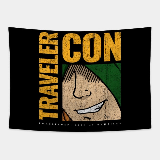 TravelerCon Tapestry by huckblade