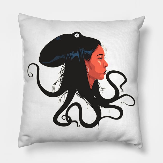 Octopi Head Pillow by sergiosaucedo