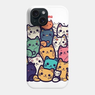 A mountain of cats Phone Case