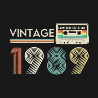 Vintage 1989 Limited Cassette T-Shirt