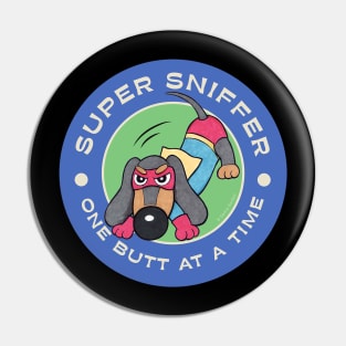 Super Sniffer Cute Doxie Dachshund Dog Pin