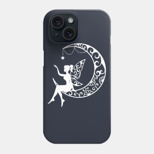 Fairycore Aesthetic Fairies with Crescent Moon Spacecore Phone Case