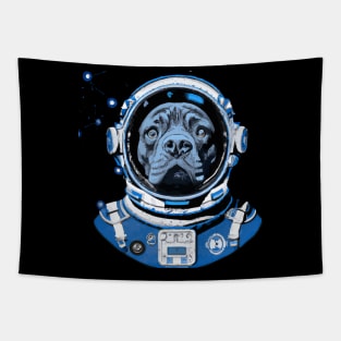 Alapaha Blue Blood Bulldog Astronaut Design Tapestry