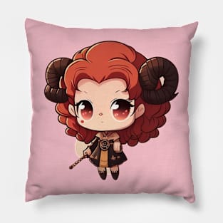 Adorable Aries: Chibi Character Zodiac Collection Pillow