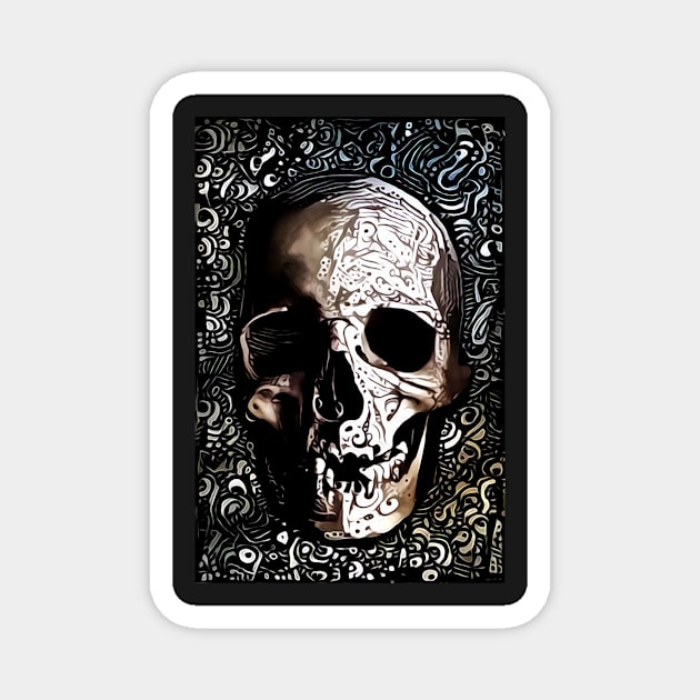 Skull Magnet by Donkeh23