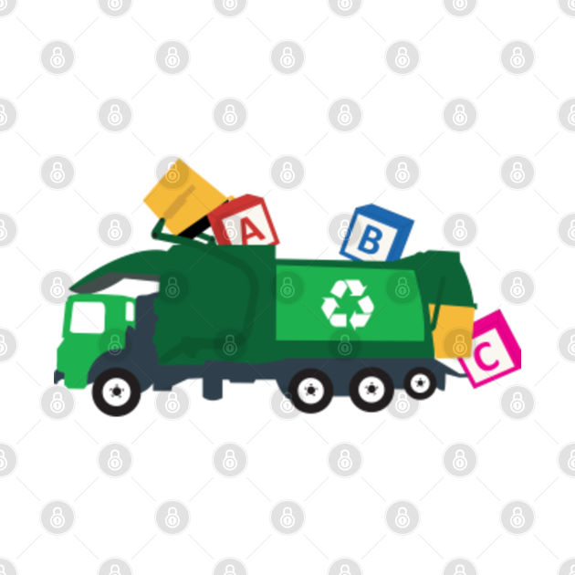 ABC Recycling Garbage Truck Garbage Truck TShirt TeePublic