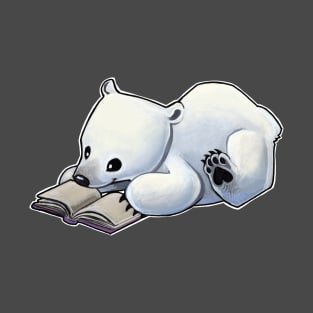 Reading polar bear T-Shirt