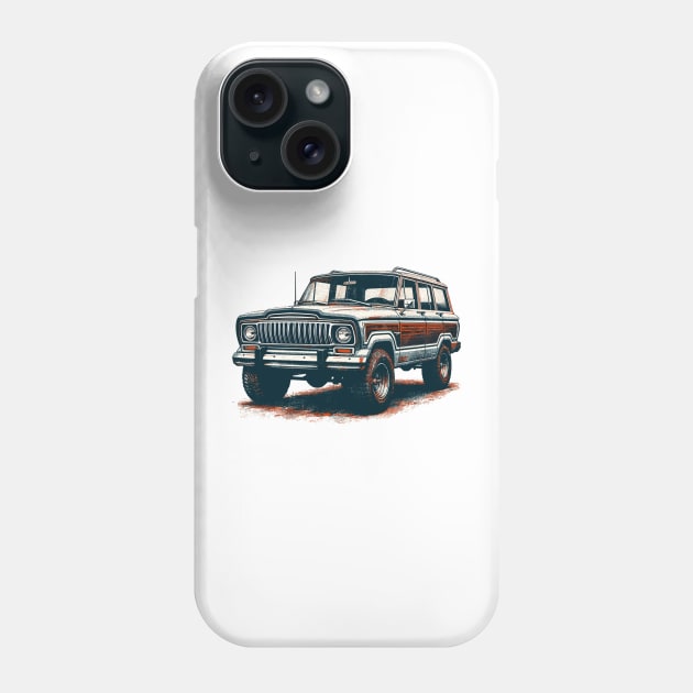 Jeep Wagoneer Phone Case by Vehicles-Art