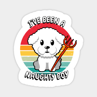 ive been a naughty boy - furry dog Magnet