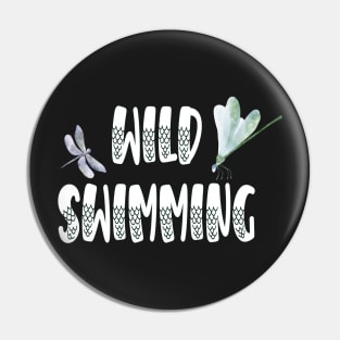 Wild Swimming open water swimming Pin