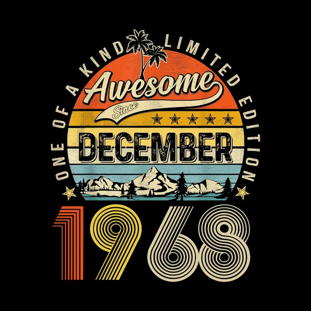 Awesome Since  December 1968 Vintage 55th Birthday by PlumleelaurineArt