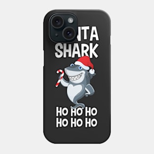 Santa Shark Ho Ho Ho Phone Case