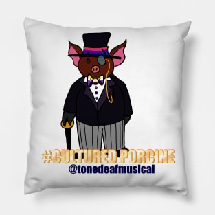 #CulturedPorcine Pillow