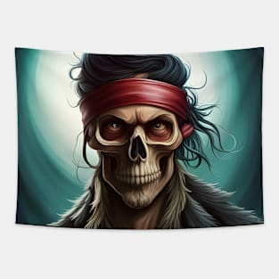 Skull Mask Stranger Tapestry