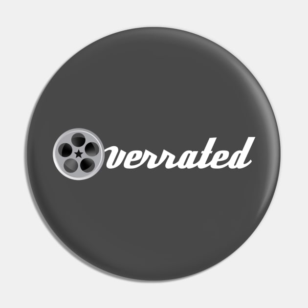Overrated Podcast Merchandise Pin by overratedpodcast